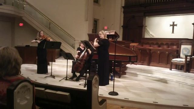 C.P.E. Bach: Trio in C Major Wq. 147/ H. 571 for flute, violin, and continuo, Selections смотреть онлайн