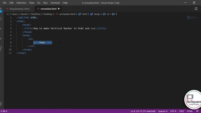 How to create a Simple Dropdown Menu/Navbar (Part 02) | Css Tutorial 06 смотреть онлайн
