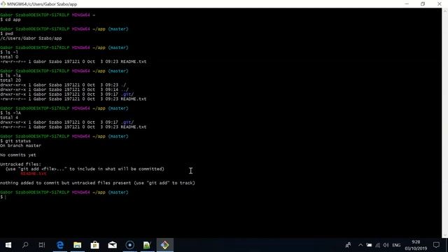 Adding the first file to your git repository смотреть онлайн