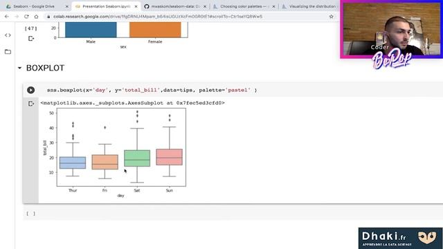 Python Seaborn Part 05 : Boxplot | Boites a Moustaches смотреть онлайн