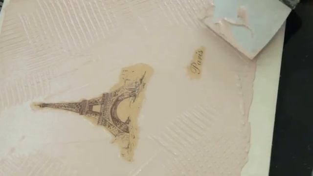 варианты декора зубчатым шпателем/ ЗАПЛАТКИ /декупаж смотреть онлайн