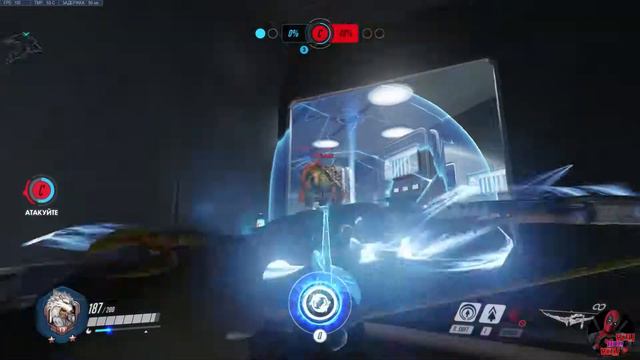 Наказал нубов в Overwatch за лучника Hanzo