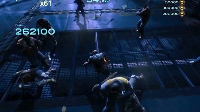 Batman Arkham Origins:Defstrouk - Бой "100 к 1 и эпик облом" смотреть онлайн