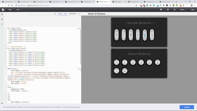 Animated CSS3+HTML buttons examples (Codepen, jsFiddle, CssDeck) смотреть онлайн