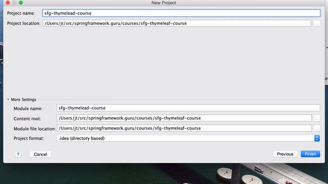 1.4 Creating A Spring Boot Project for Thymeleaf смотреть онлайн
