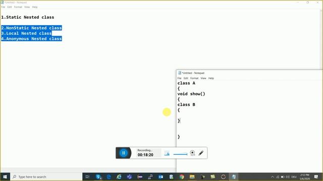 Inner class or Nested class in Java Hindi 1 | Java Tutorial | Inner class | Java in Hindi By Sury смотреть онлайн