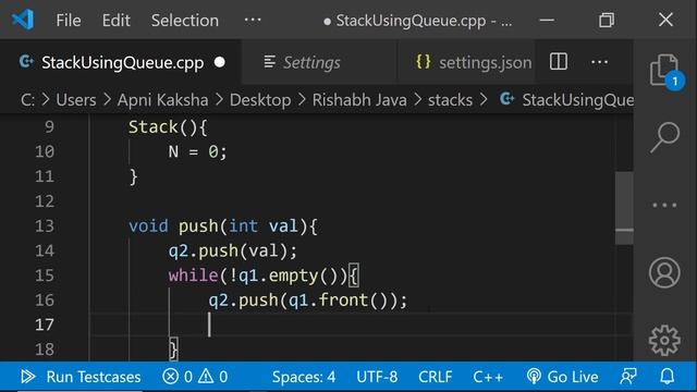 Stack using Queue | C++ Placement Course | Lecture 24.4 смотреть онлайн