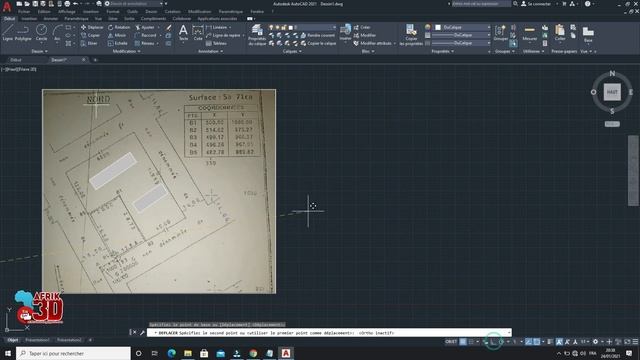 ? Tutoriel AutoCAD 2021 Pro - Partie 4 - Je saisis les coordonnées d'une parcelle !!! смотреть онлайн