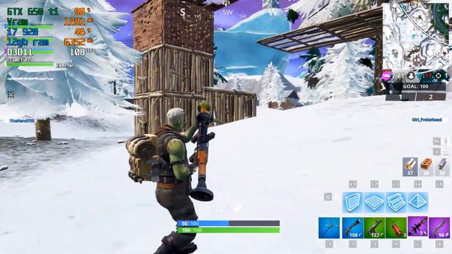 GTX 650 ti BOOST / Fortnite / 1080p-CUSTOM смотреть онлайн