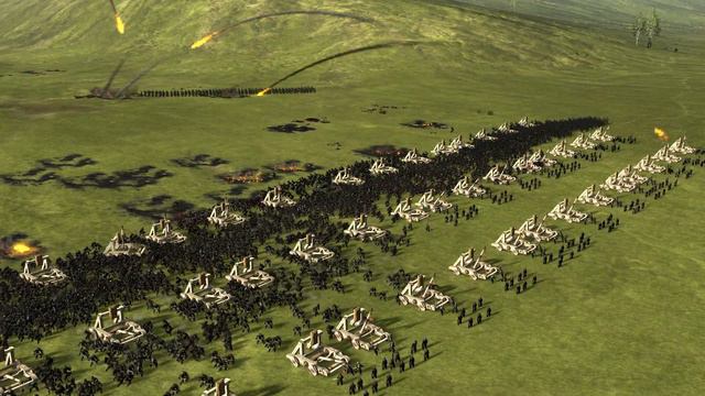 6,000 Mountain Orcs Vs 100 Catapult | Total War Attila | Rise Of Mordor