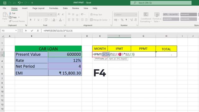 How To Use IPMT & PPMT Function in MS Excel-2021 in Hindi | Tutor Era смотреть онлайн