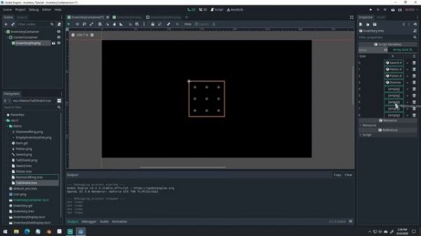 Resource Based Inventory - Godot 3.2 Intermediate Tutorial