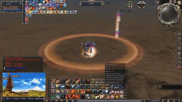 Lineage 2 Gameplay - Sorcerer (Archmage) PvP [High Five]