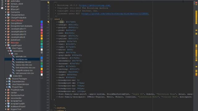 bootstrap.min.css /bootstrap.css Erroné dans un projet maven sur Netbeans смотреть онлайн