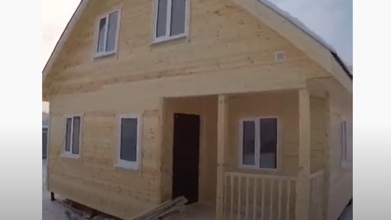 Каркасный дом с мансардой | Обзор дома смотреть онлайн