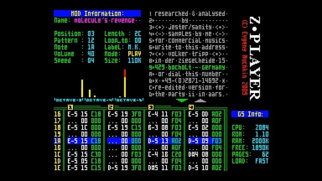 GS Music (GS) Disk 1 [#zx spectrum GS Music Demo] смотреть онлайн