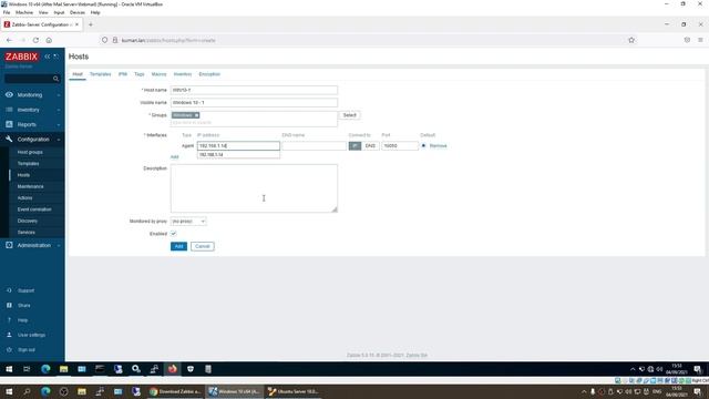 Install Zabbix Agent for Windows + Add to Monitoring смотреть онлайн