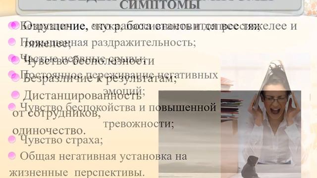 Синдром профессионального выгорания смотреть онлайн