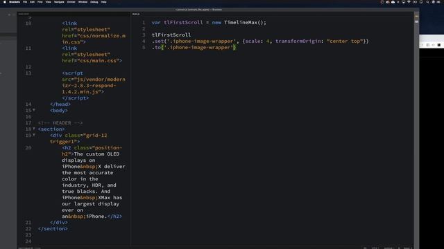 Let's animate like Apple using GSAP and ScrollMagic for beginners - PART 1 смотреть онлайн