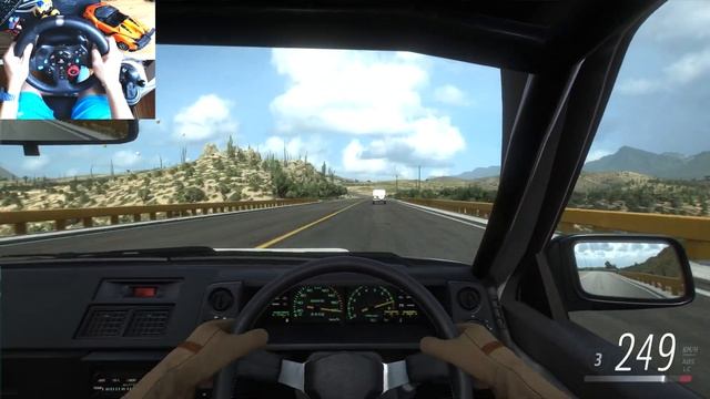 TOYOTA GT APEX 1985 | Forza Horizon 5 Gameplay | Steering Wheel + Shifter смотреть онлайн