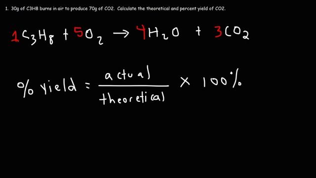 How To Calculate Theoretical Yield and Percent Yield смотреть онлайн