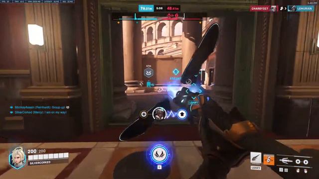 Overwatch 2 Competitive: Mercy main with Diamond Dreams #6 (S1) смотреть онлайн