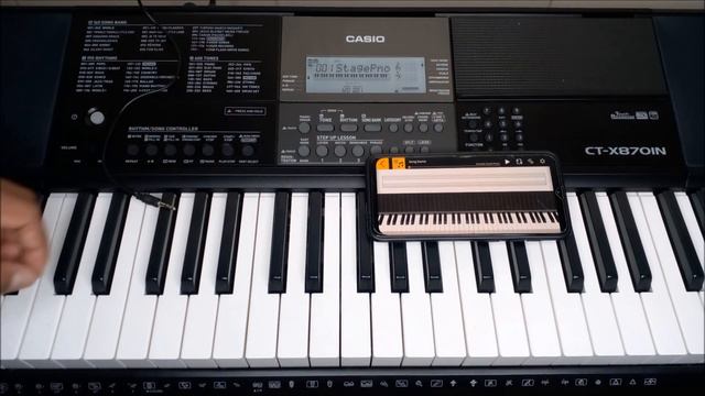 Casio CTX 870 IN connection with CHORDANA PLAY APP смотреть онлайн