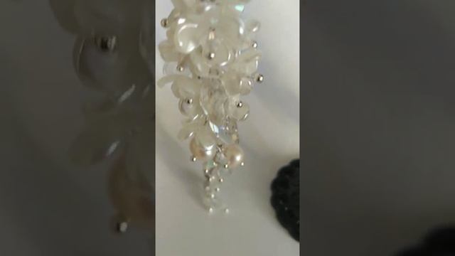 Серьги свадебные с жемчугом. Легкие! Длинные! смотреть онлайн