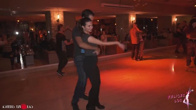 Vasilis Alexakis & Nefeli Mourtou Social Dancing @ Felices Los Cuatro Party, Athens смотреть онлайн