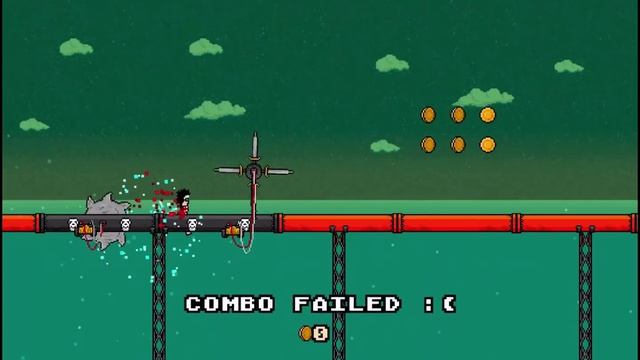8-Bit Waterslide - Gameplay Preview (iOS Fun Game) смотреть онлайн