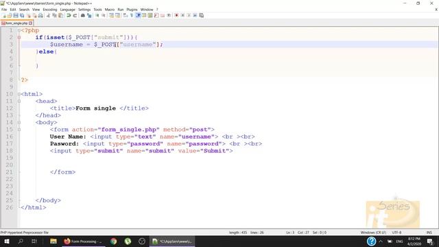 Single Page Form in PHP (Urdu/Hindi) смотреть онлайн
