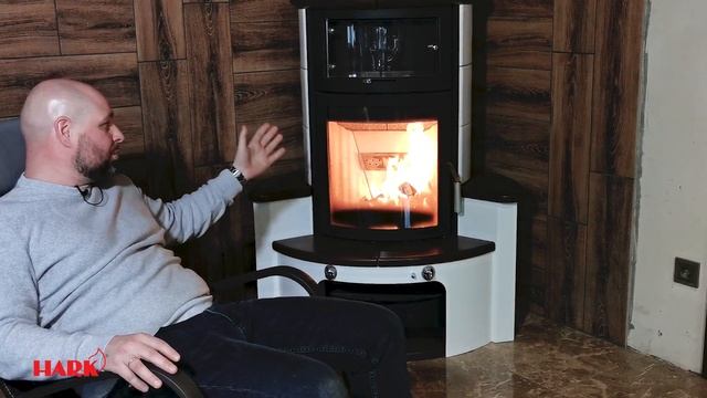 Печь Камин HARK 63 GT ECOplus в доме из газобетона + Отзыв покупателя смотреть онлайн