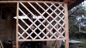 УКРАШЕНИЕ БЕСЕДКИ ! ОБРЕШЕТКА