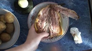Рецепт: Салат со скумбрией холодного копчения