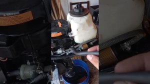 Проблема в подаче топлива в лодочном моторе HIDEA