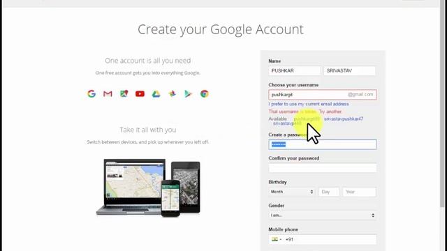 INTERNET 01 HOW TO CREATE EMAIL ID IN HINDI BY GIT EDUCATION смотреть онлайн