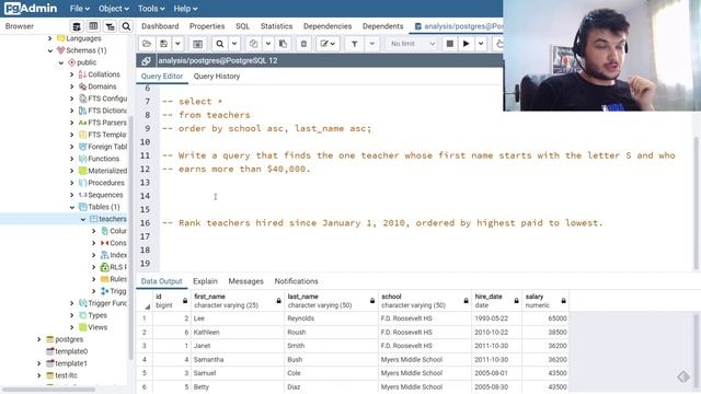 Solve "Practical SQL" exercises with me (Chapter 2) смотреть онлайн