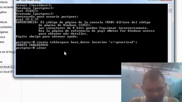 Creación de tablespace en PostgreSQL смотреть онлайн