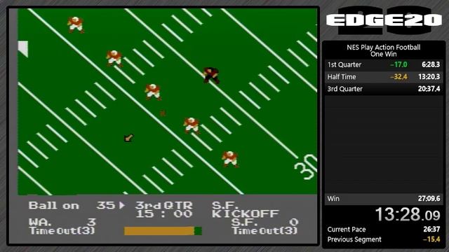 NES Play Action Football - One Win - 26:26 смотреть онлайн