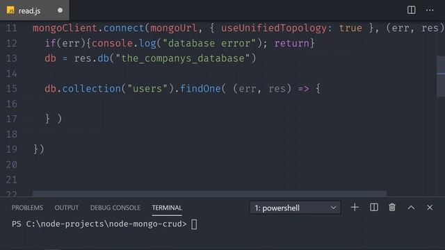 NODEJS and MONGODB - READ one document and multiple documents смотреть онлайн
