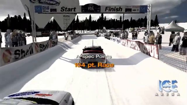 Gran Turismo 4 | 126 | Whistler Ice Race (Hard) | PS2 [NTSC] смотреть онлайн