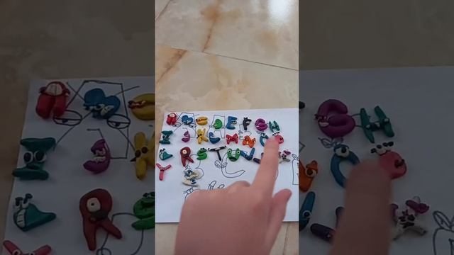 английские буквы из пластилина смотреть онлайн