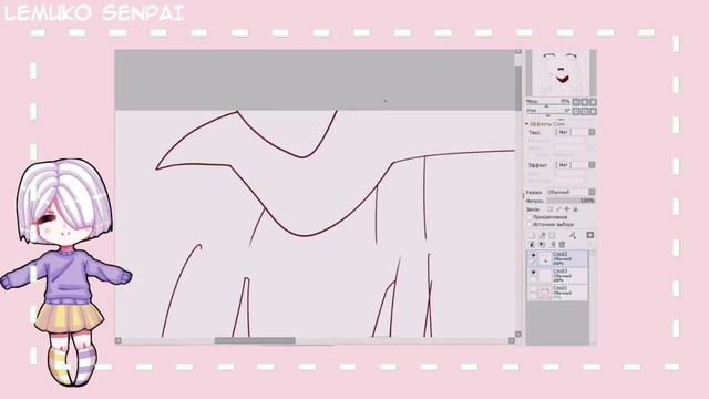 [DIGITAL SPEEDPAINT] - draw zero two in SAI 2 смотреть онлайн