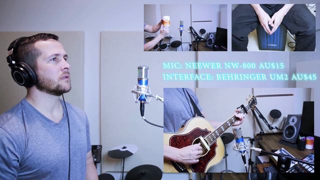 CHEAPEST Mic and Interface: Mic - NEEWER NW800, Interface - Behringer UM2 (FULL SONG) смотреть онлайн