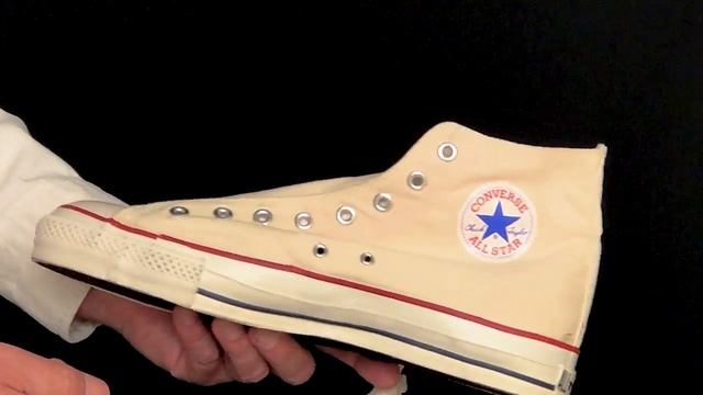 Genuine Vintage USA-made Converse All Star Chuck Taylor shoes NEW IN BOX collectornet.net UNBOXING смотреть онлайн