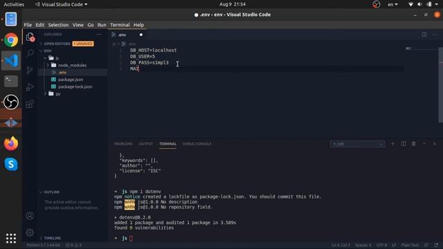 Environment variables and `.env` files in Python & Nodejs смотреть онлайн