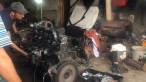 Первый пуск нового двигателя д-260 для нашего МТЗ-1221.