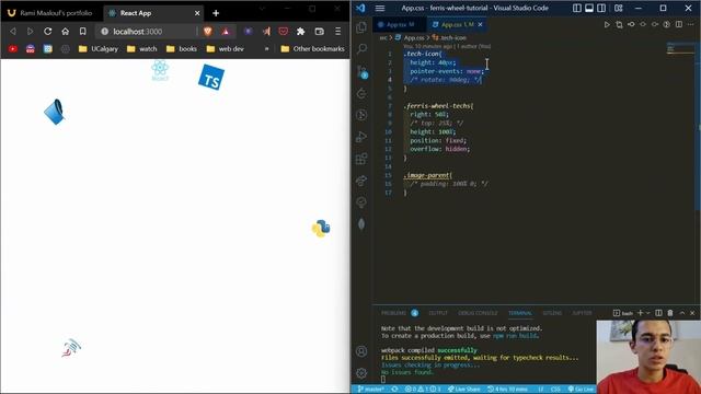 How to create a Ferris Wheel effect with React & Framer Motion? смотреть онлайн
