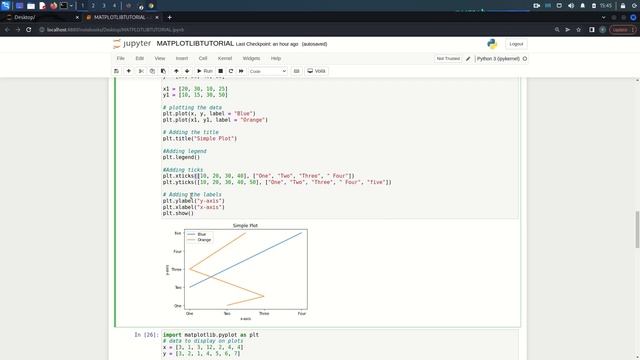 Python graph plotting with MATPLOTLIB - introduction смотреть онлайн