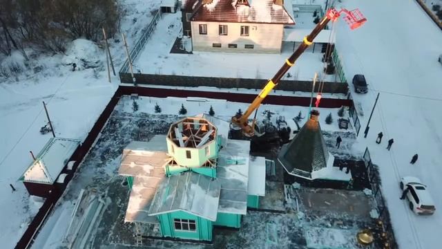 Деревянная церковь под ключ смотреть онлайн